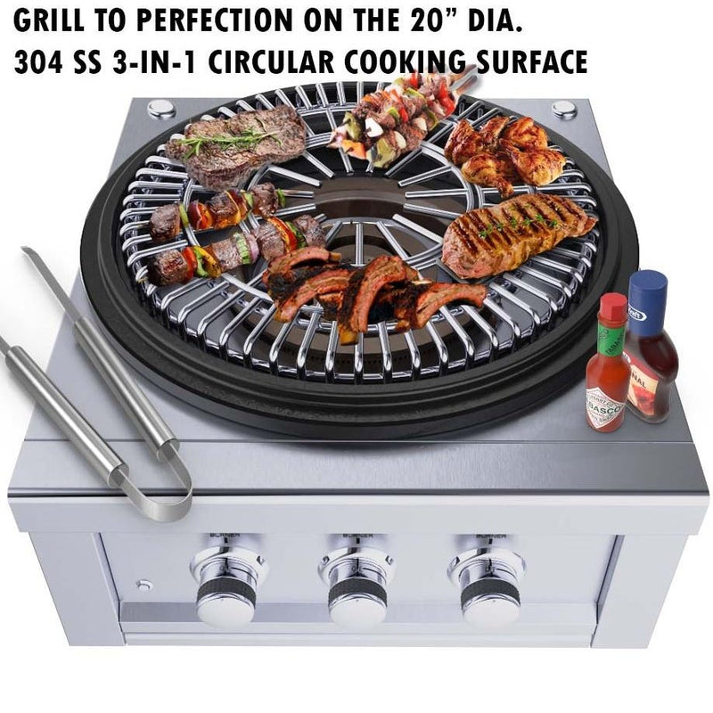 Sunstone Metal Products Hybrid Grills - 24" Power Cirque™ Burner