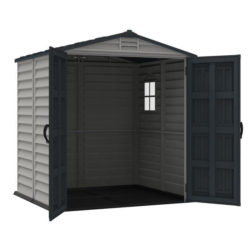 Duramax  6' x 6' StoreMate Plus Vinyl Shed w/ Floor 30425 - Backyard Provider