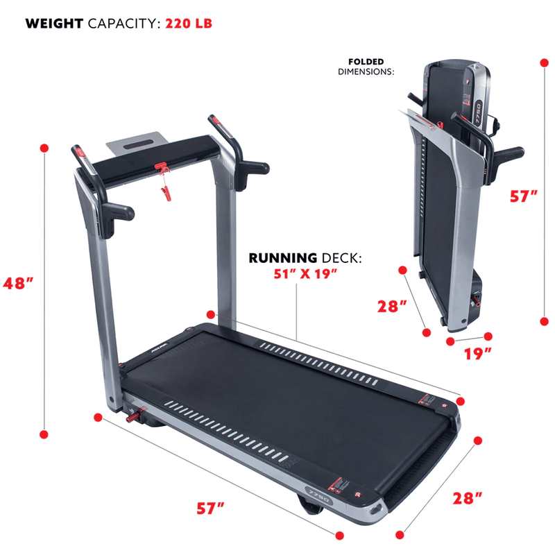 Sunny Health & Fitness SpaceFlex Running Treadmill