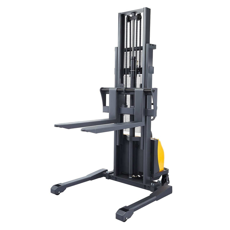 Apollolift Semi-Electric Straddle Stacker  3300Lbs Cap.118" Lifting - Backyard Provider