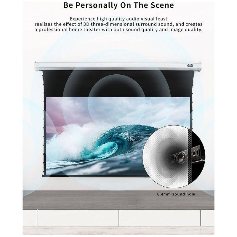 VIVIDSTORM Deluxe Tension Drop-Down White Cinema Projector Screen