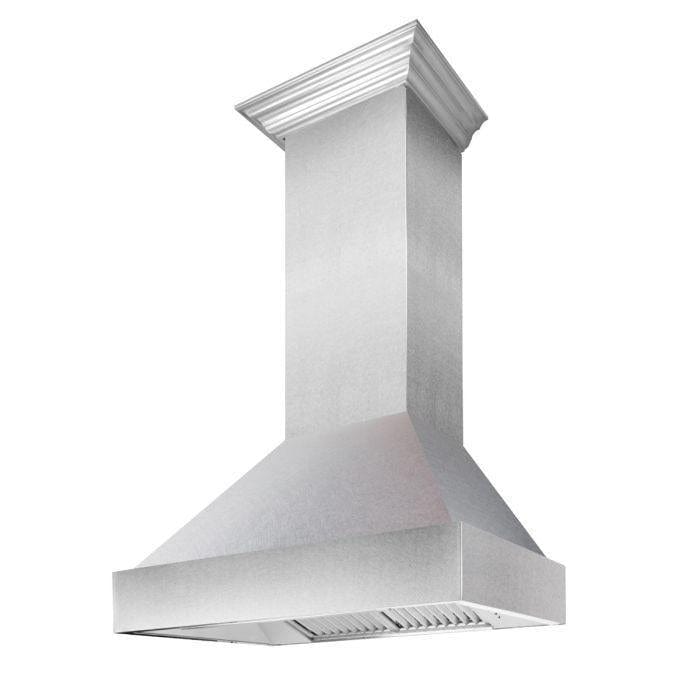 ZLINE 48 in. DuraSnow® Stainless Steel Range Hood with DuraSnow® Shell, 8654SN-48