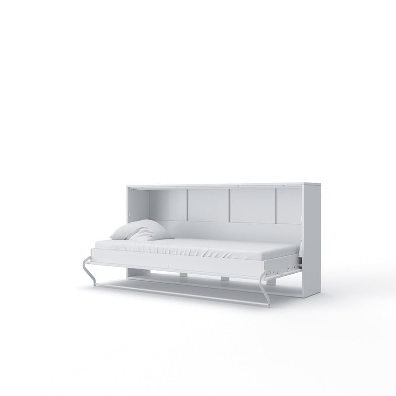 Maxima House Horizontal Murphy Bed INVENTO , European Twin Size with mattress - IN-06W - Backyard Provider