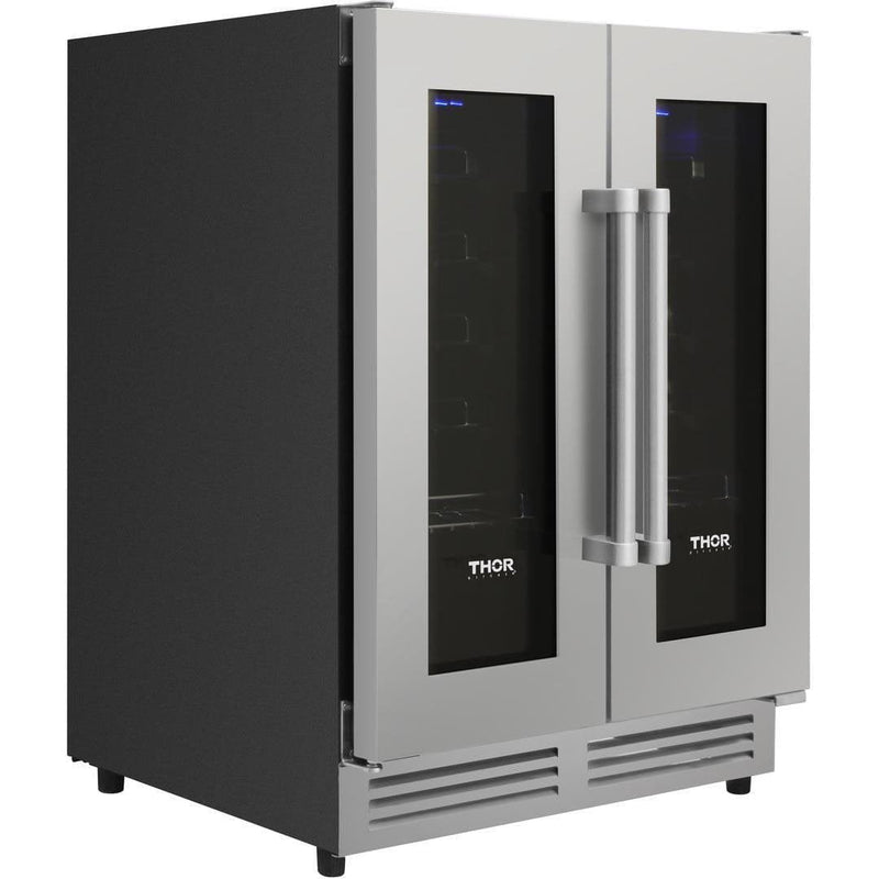 Thor Kitchen 24 in. 42 Bottle Dual Zone Wine Cooler, TWC2402