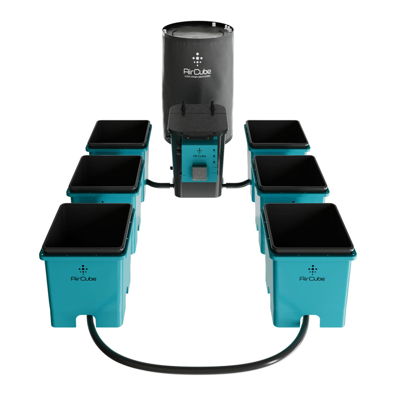 AirCube Active Oxygen Ebb and Flow Grow System - 6 Site - Backyard Provider