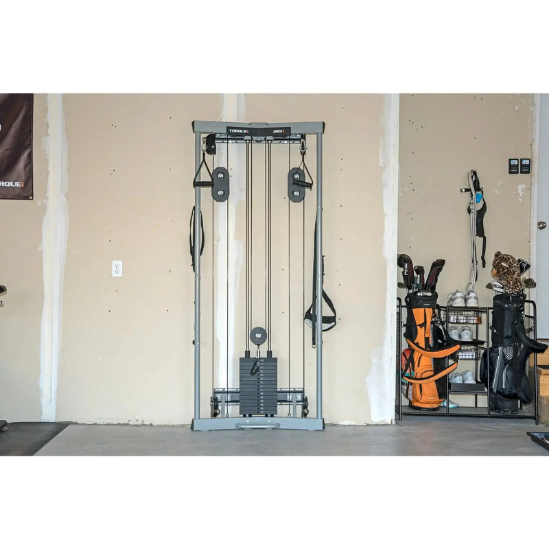 Torque High Squat Rack - Space Saving Strength Home Gym Package - Backyard Provider