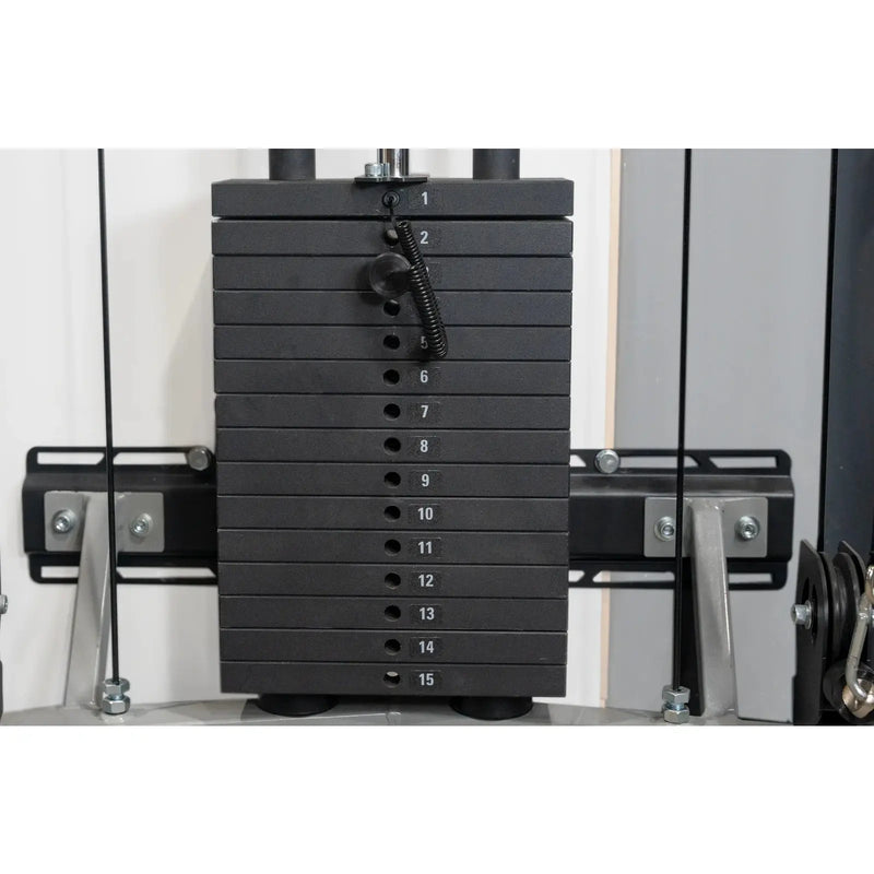 Torque High Squat Rack - Space Saving Strength Home Gym Package - Backyard Provider