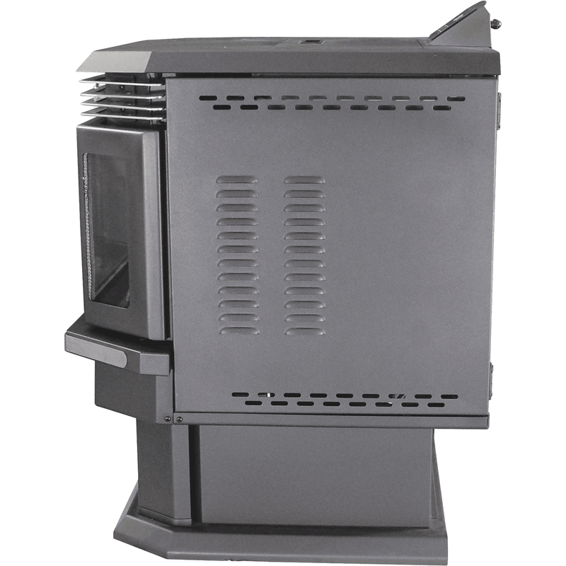 Ashley Hearth AP5660 Bay Front Pellet Stove 2,200 sq. ft. 45 lb Hopper 48,000 BTU Black New