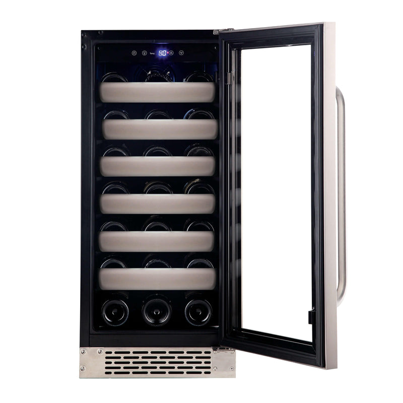 Whynter Elite 33 Bottle Seamless Stainless Steel Door Wine Cooler BWR-331SL