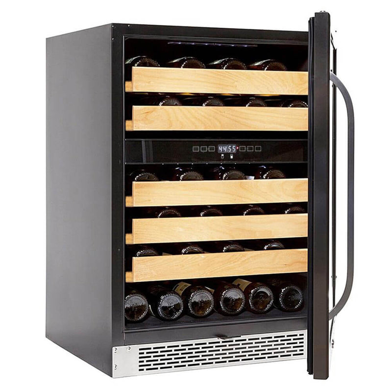 Whynter 46 bottle Dual Temperature Zone Built-In Wine Refrigerator BWR-462DZ