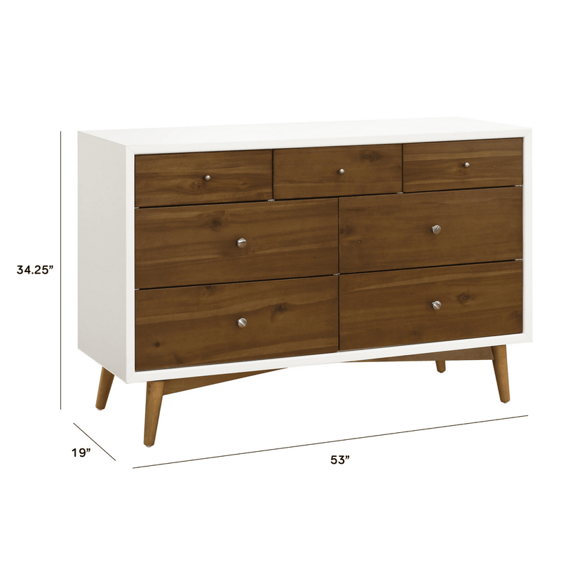 Babyletto Palma 7-Drawer Assembled Double Dresser - Backyard Provider