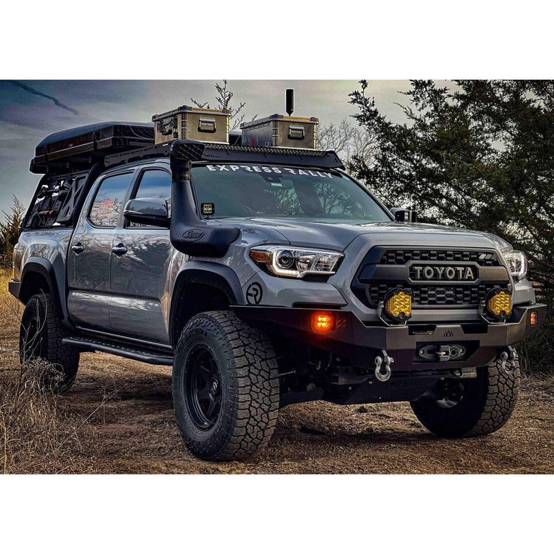 Backwoods Adventure Mods Toyota Tacoma 3rd Gen 2016+ Hi-Lite Overland Front Bumper No Bull Bar