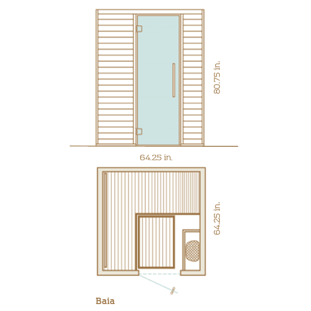 Auroom Baia Traditional Sauna