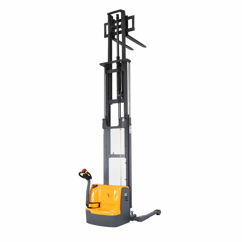 Apollolift Powered Forklift Full Electric Walkie Stacker 3300 lbs Cap. 177"Lifting A-3029 - Backyard Provider