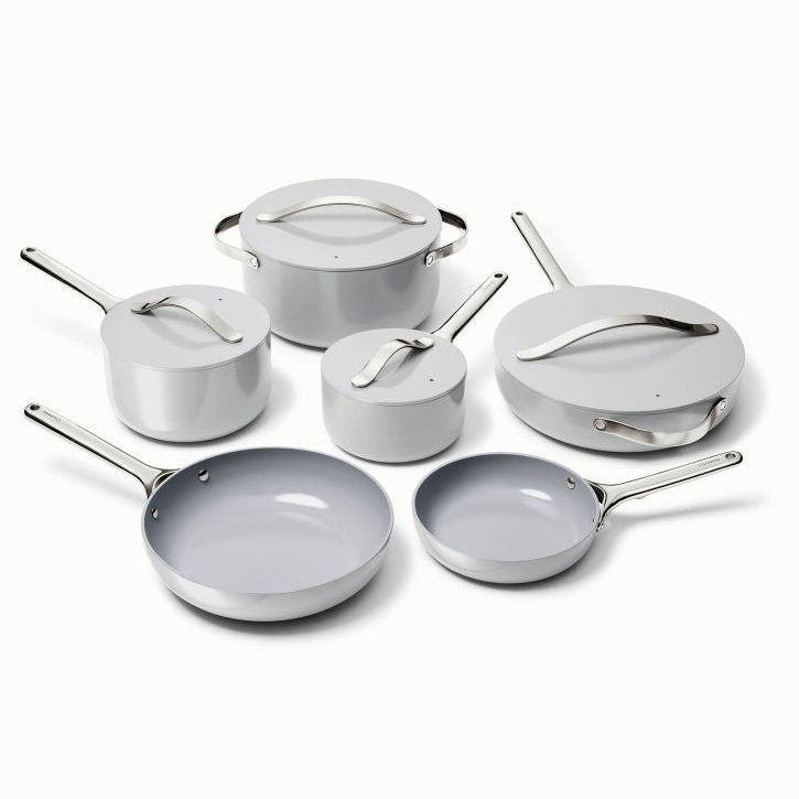 Caraway Deluxe Cookware Set in Gray - Backyard Provider