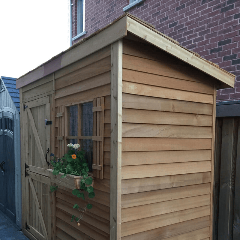 Cedarshed Lean To Storage Bayside Shed - B63