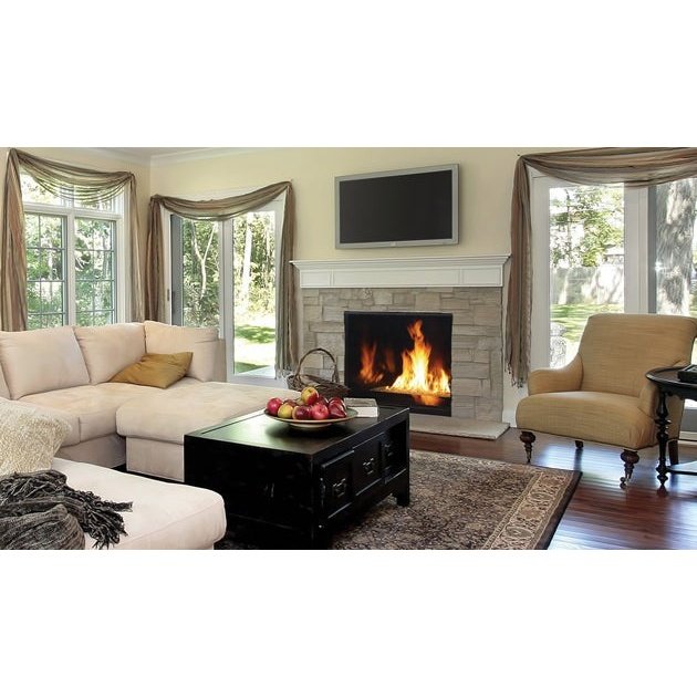 Superior 40"/45' Contemporary Direct Vent Signature Series Fireplace - DRC6340TEN - Backyard Provider