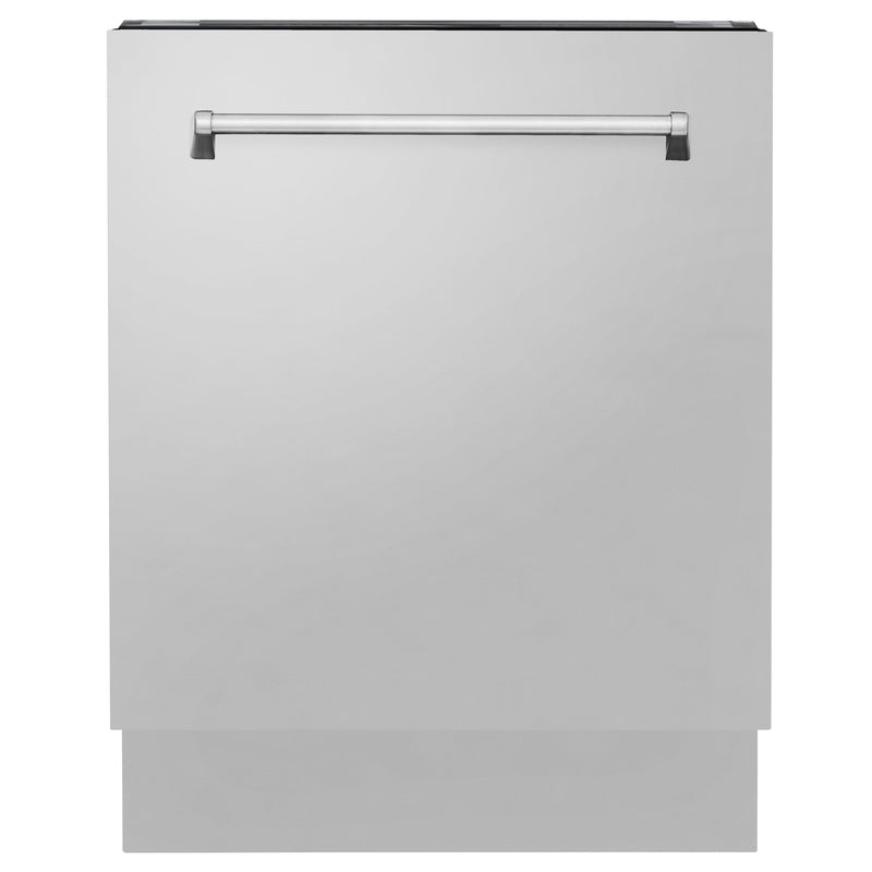 ZLINE Appliance Package - 48 In. Dual Fuel Range, Range Hood, Microwave Drawer, 3 Rack Dishwasher, 4KP-RARH48-MWDWV