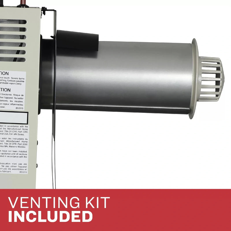 US stove 17,000 BTU direct vent propane wall heater