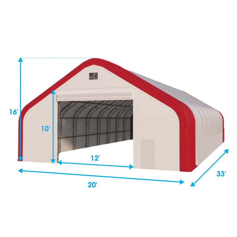 Gold Mountain Double Truss Storage Shelter W20'xL33'xH16'