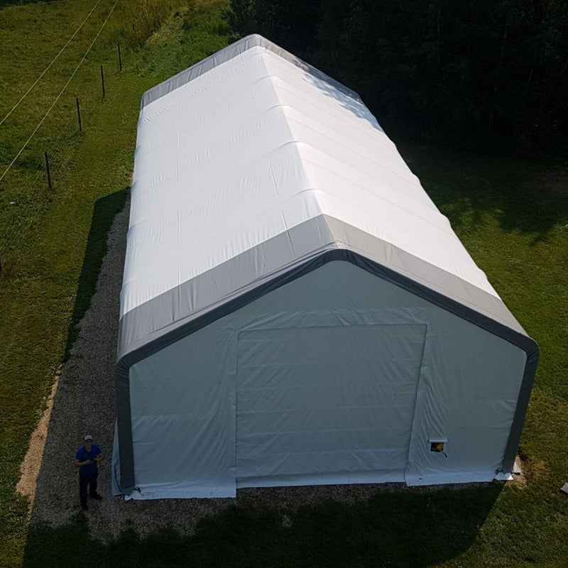 Gold Mountain Double Truss Storage Shelter W30'xL80'xH20'