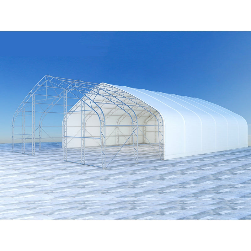 Gold Mountain Double Truss Storage Shelter W40'xL80'xH21'