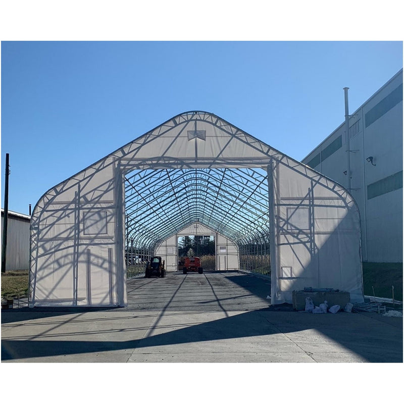 Gold Mountain Double Truss Storage Shelter W40'xL80'xH23'