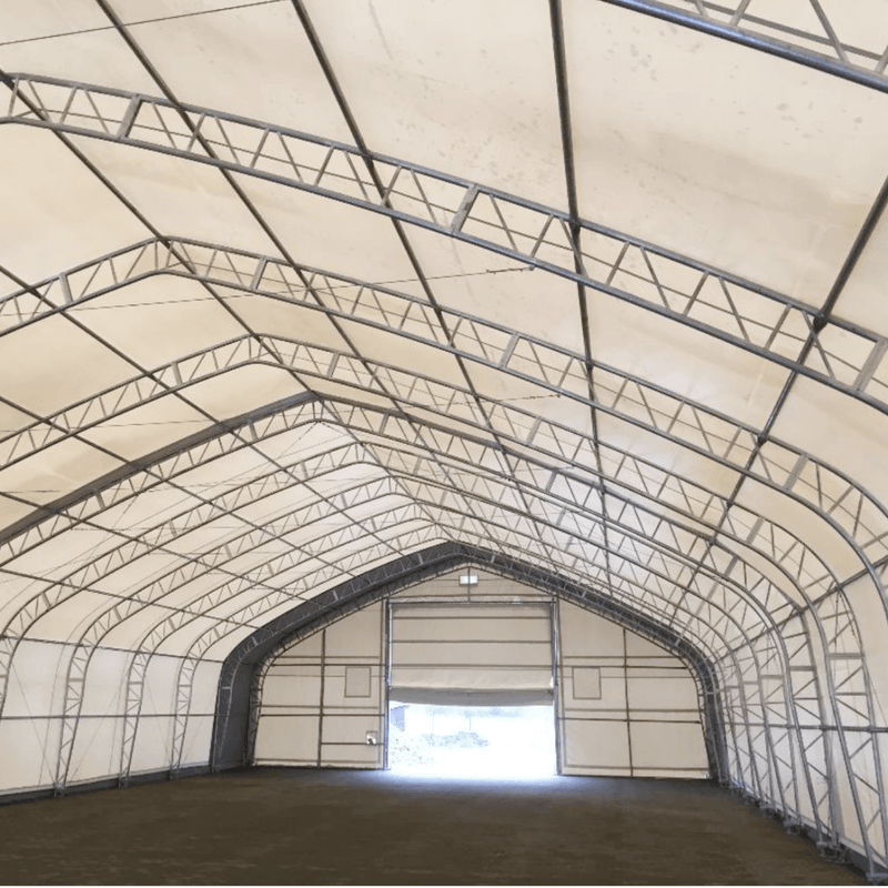 Gold Mountain Double Truss Storage Shelter W50'xL80'xH23'