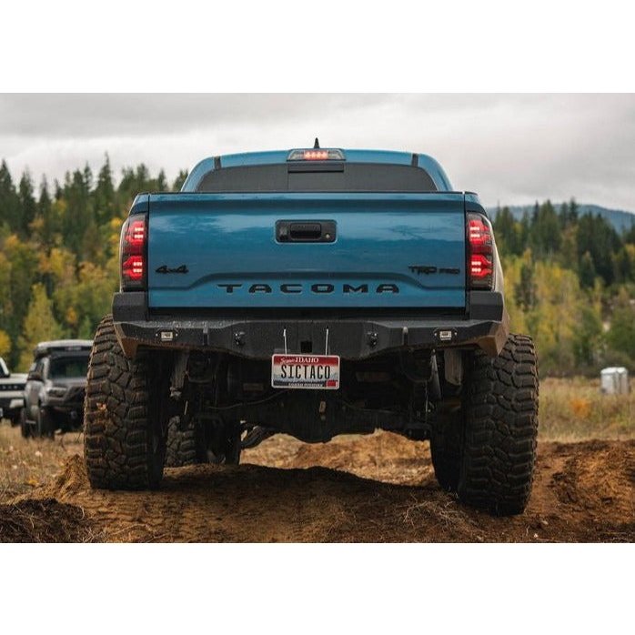 Backwoods Adventure Mods Toyota Tacoma 3rd Gen 2016-2023 Hi-Lite High Clearance Rear Bumper