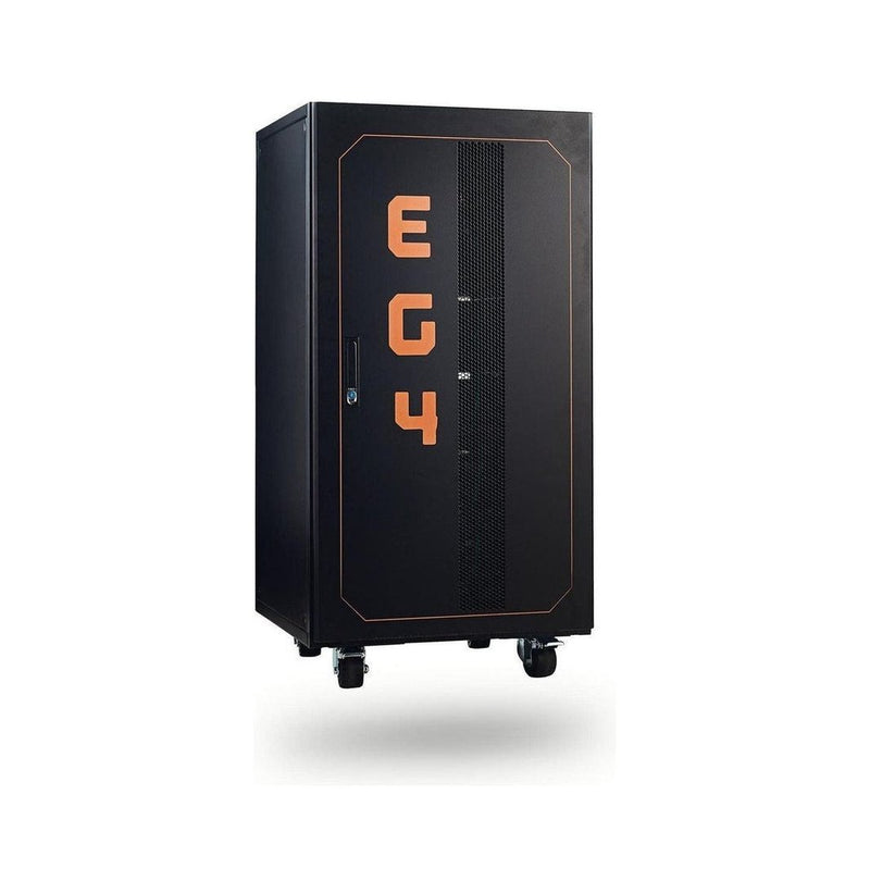 EG4 | Enclosed Battery Rack | 6 Slot | Wheels Included | Bus Bar Covers | Welded + Assembled