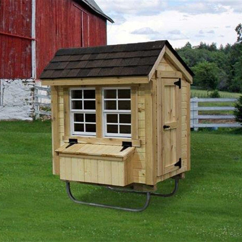 EZ-Fit Portable 3x4 Chicken Coop Shed Kit - Coop3x4