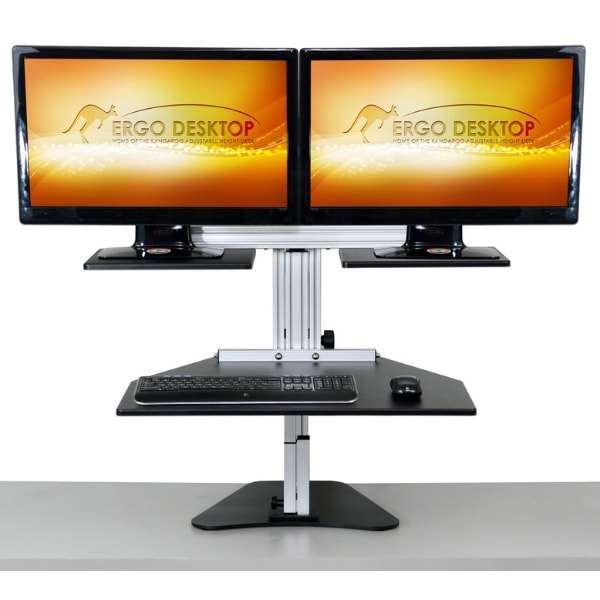 Ergo Desktop Dual Kangaroo Standing Desk Converter