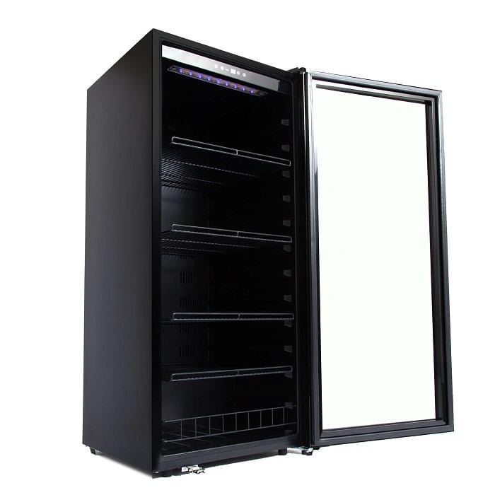 Whynter 124 Bottle Freestanding Wine Cooler FWC-1201BB