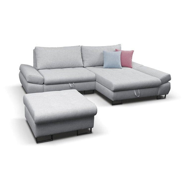 Maxima House GREY Sectional Sleeper Sofa - Backyard Provider