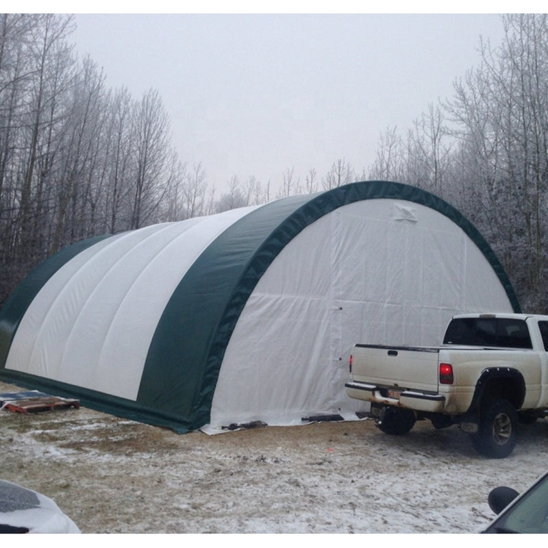 Gold Mountain Single Truss Arch Storage Shelter W30'xL40'xH15' SS000132