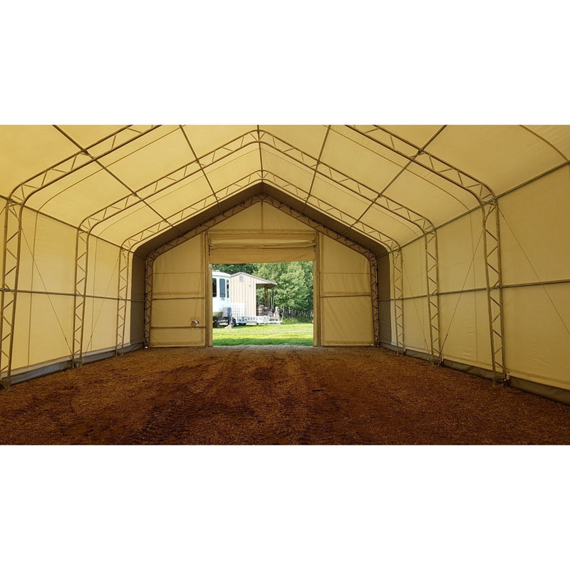 Gold Mountain Double Truss Storage Shelter W30'xL60'xH20'