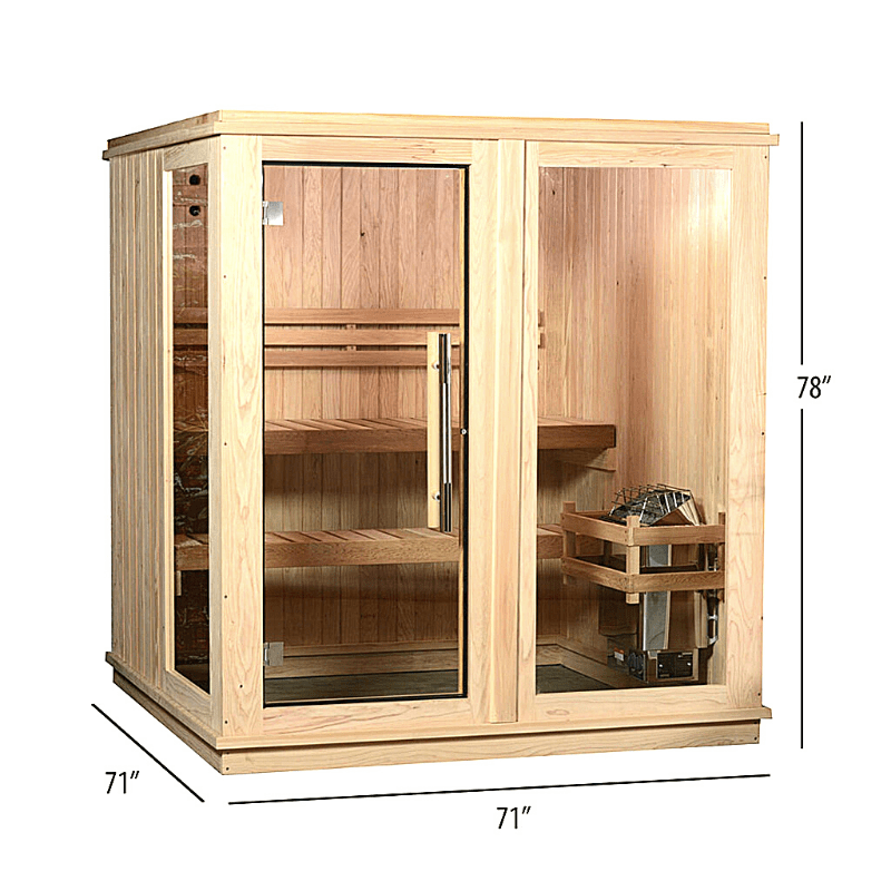 Almost Heaven Grayson 4-Person Indoor Sauna