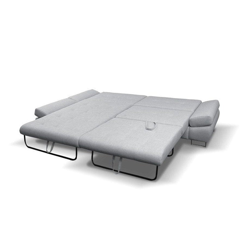 Maxima House GREY Sectional Sleeper Sofa - Backyard Provider