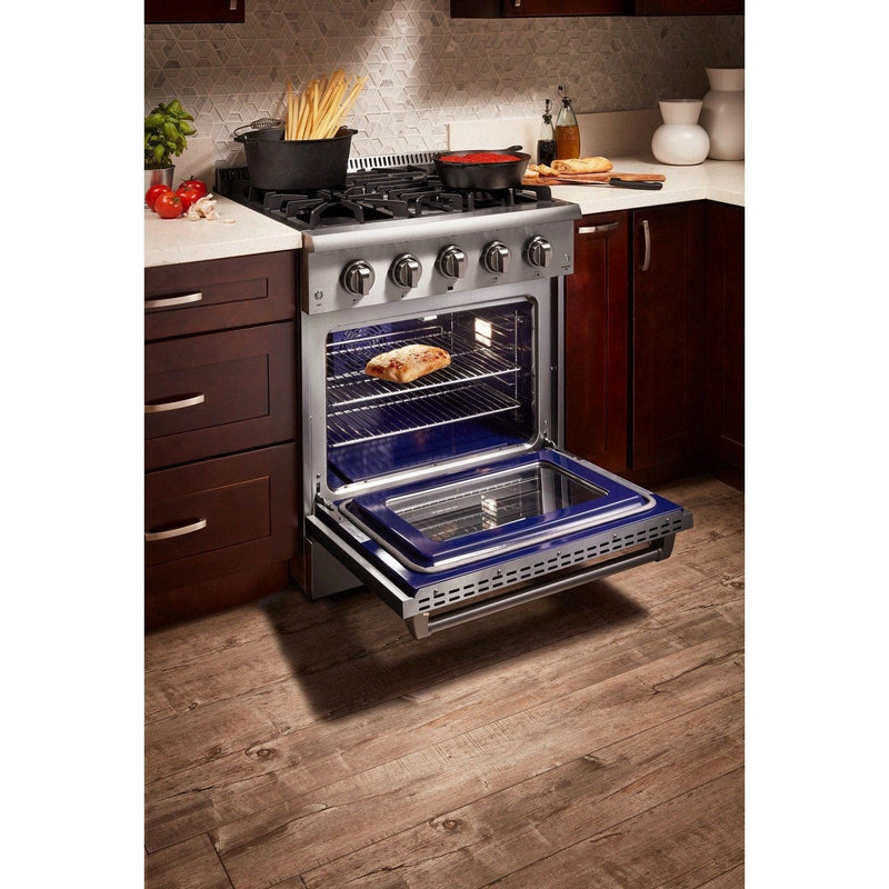 Thor Kitchen 30 in. 4.2 cu. ft. Professional Propane Gas Range in Stainless Steel, HRG3080ULP