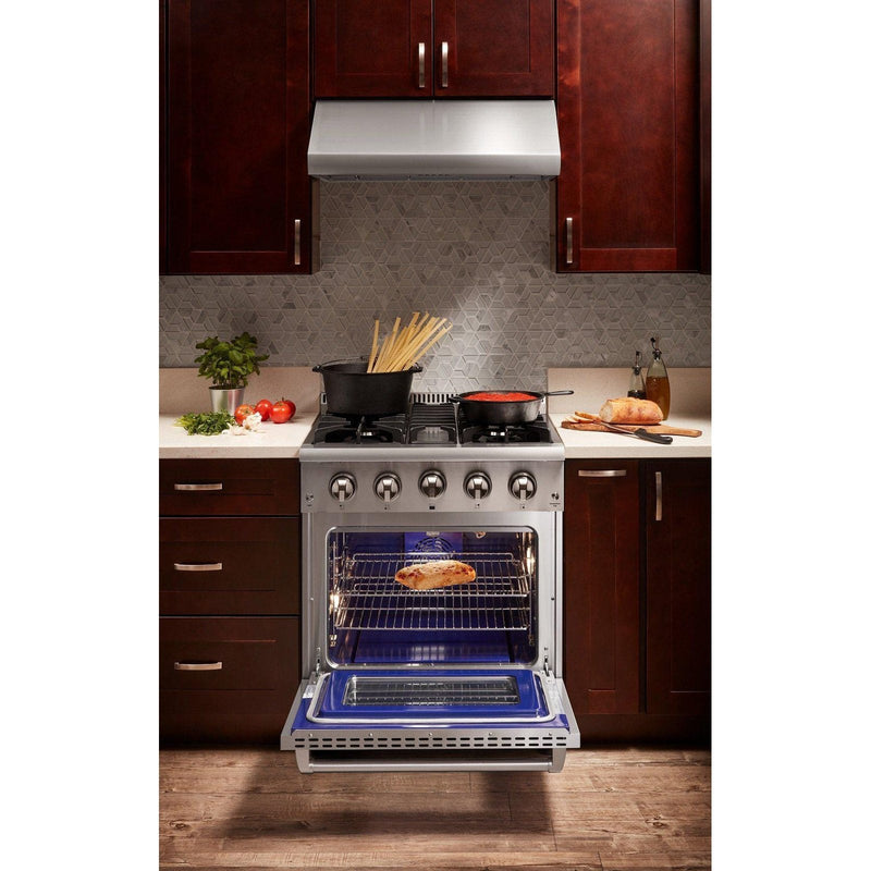 Thor Kitchen 30 in. 4.2 cu. ft. Professional Natural Gas Range in Stainless Steel - HRG3080U