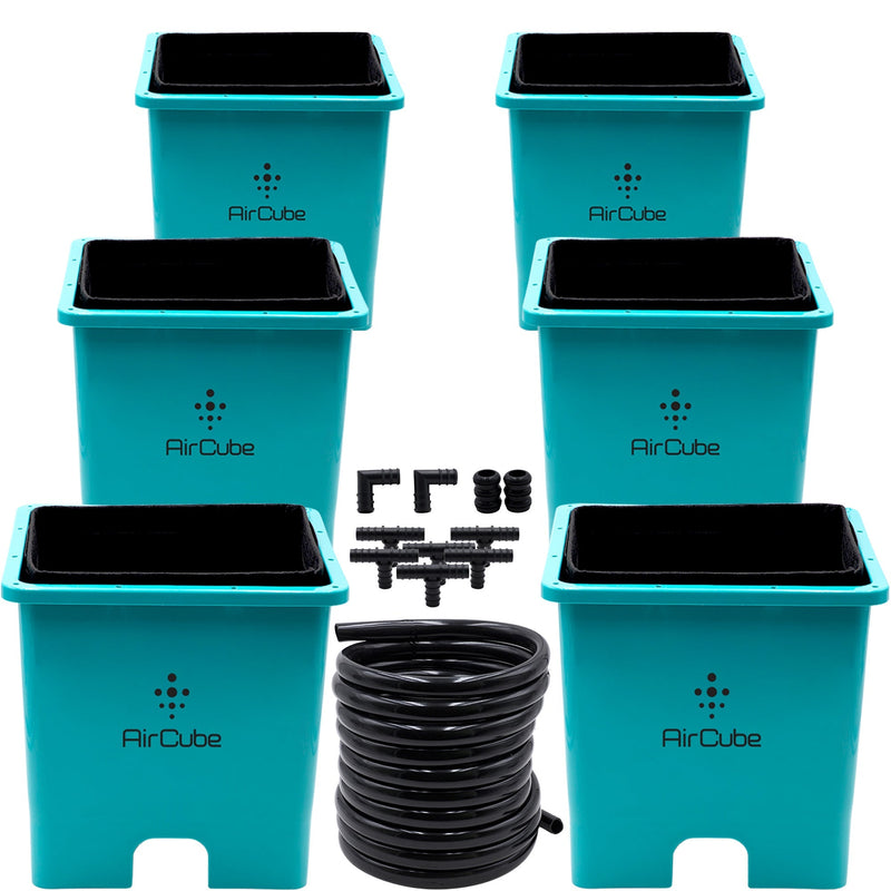 AirCube Active Oxygen Ebb and Flow Grow System - 6 Site - Backyard Provider