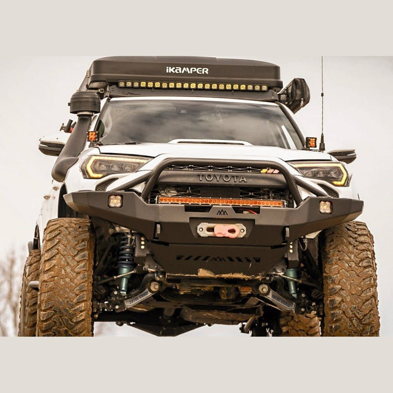 Backwoods Adventure Mods Toyota 4Runner 5th Gen 2014-2023 Hi-Lite Overland Front Bumper PreRunner Bull Bar