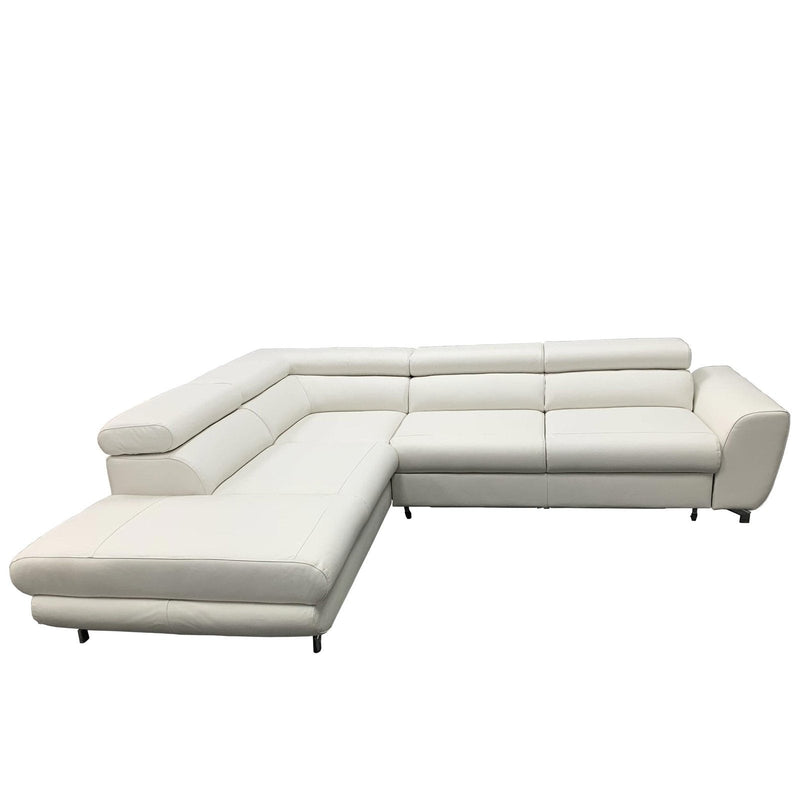 Leather Sectional Sleeper Sofa PIANO - Backyard Provider