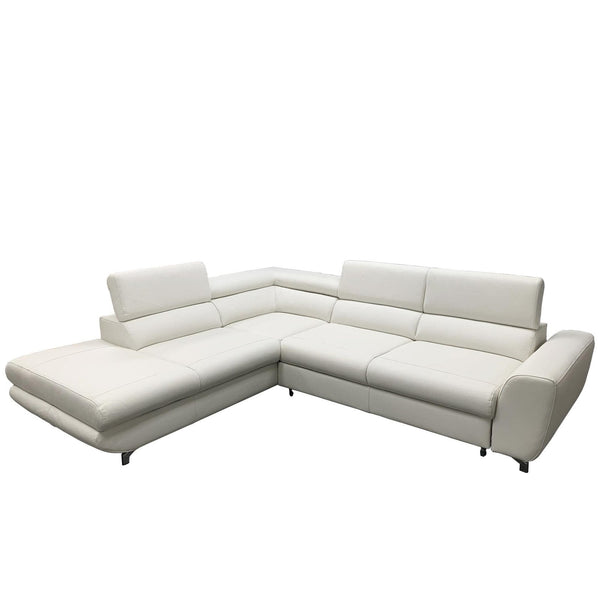 Leather Sectional Sleeper Sofa PIANO - Backyard Provider