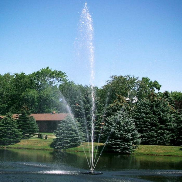 Scott Aerator Clover Pond Fountain 1.5HP 230V