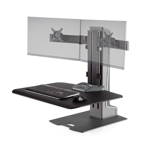 Innovative Winston E Dual Monitor Electric Sit Stand Workstation