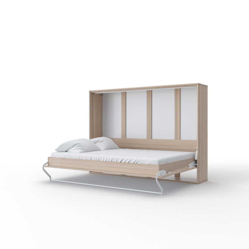 Maxima House European Horizontal Twin Size Murphy Bed Brescia with mattress - CP-06 - Backyard Provider