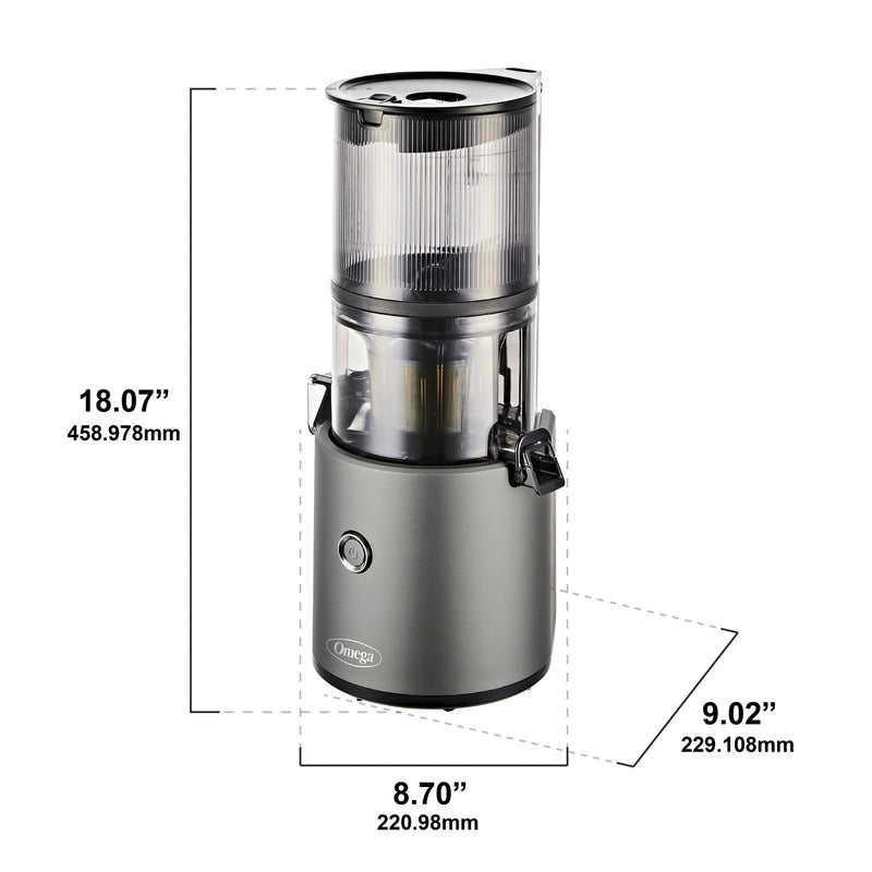 Omega Effortless™ Batch Juicer, 2L Capacity, in Gray JC2022GY11