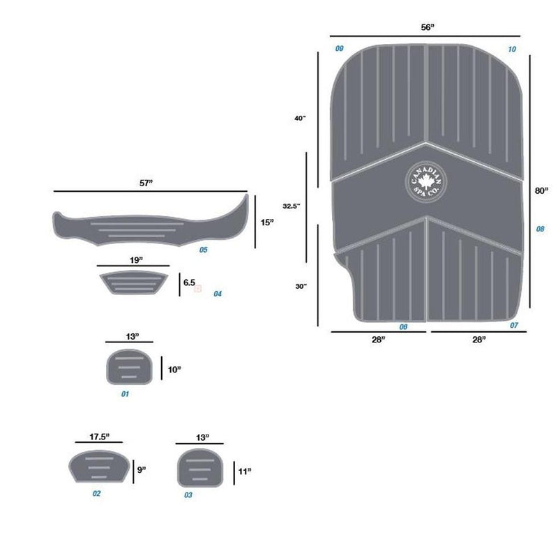 Canadian Spa 13ft St. Lawrence Swim Spa Grip