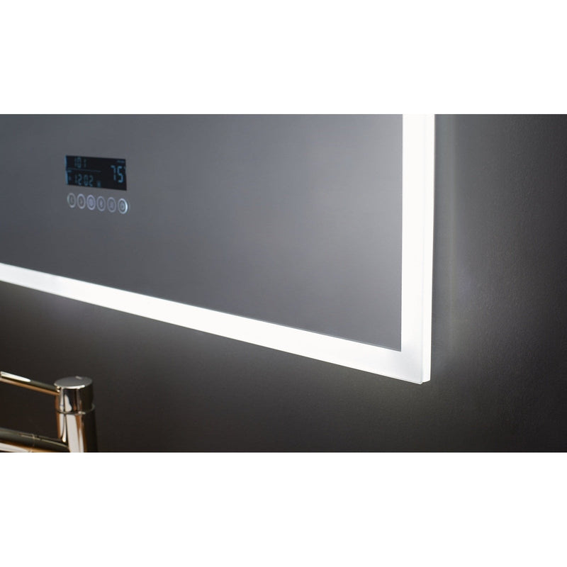 Ancerre Immersion LED Lighted Bathroom Vanity Mirror with Bluetooth, Defogger, and Digital Display - LEDM-IMMERSION-24 - Backyard Provider